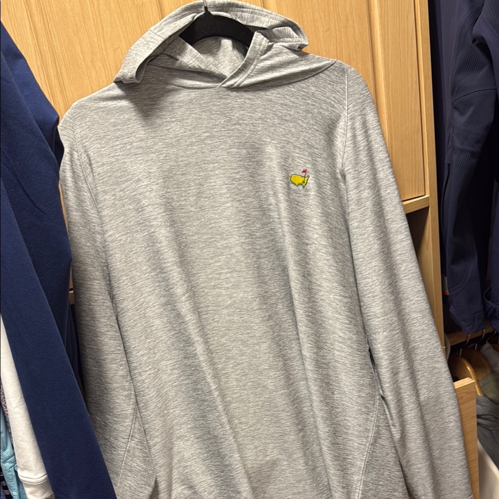 Masters Gray Hooded Sweatshirt Casual Comfort
